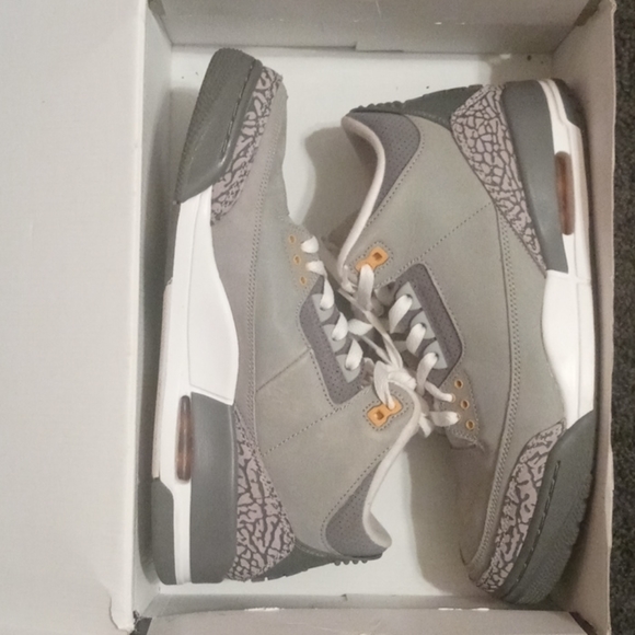 cool gray Jordan 3s main image 4